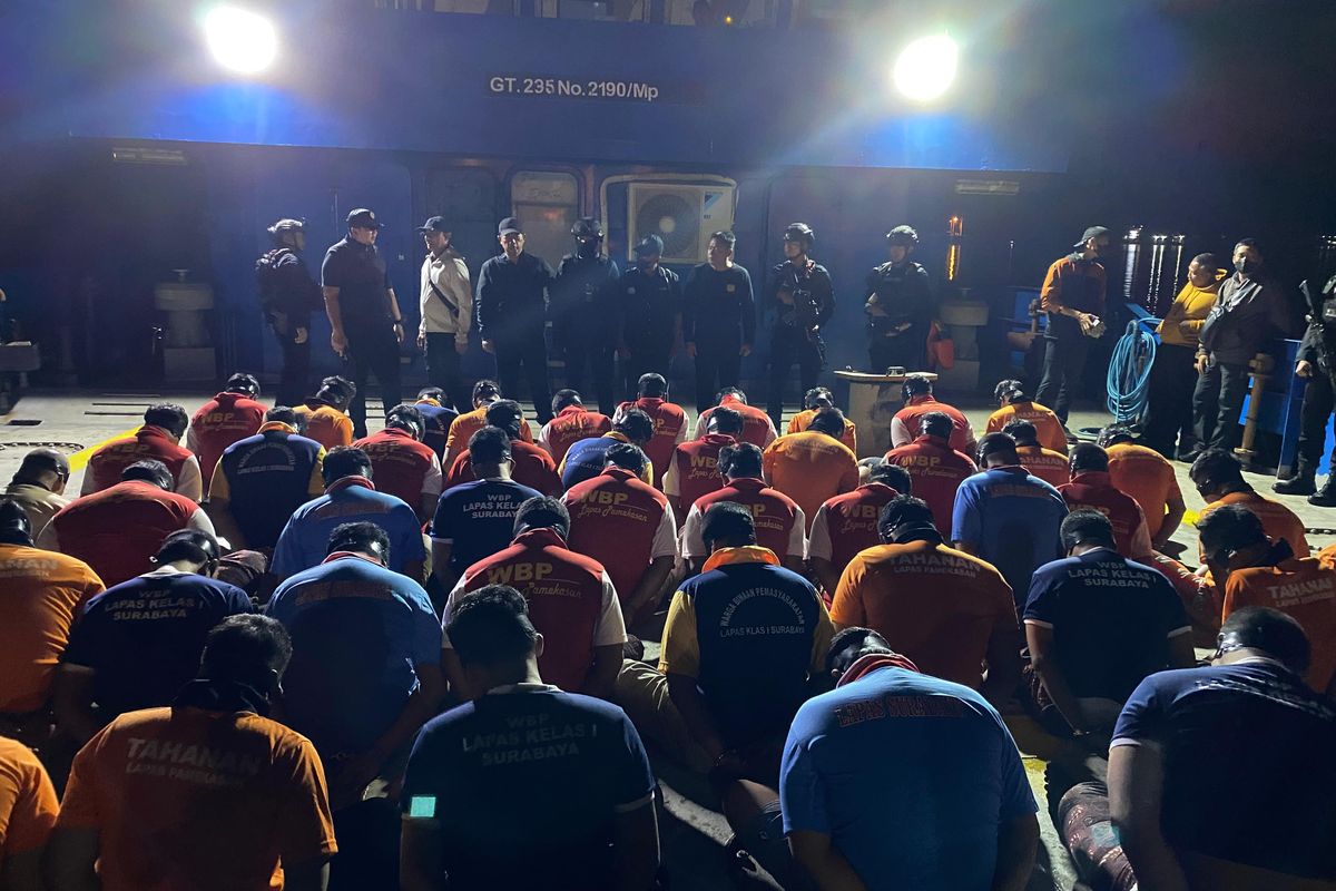 Ditjen PAS Perketat Pengamanan, 46 Warga Binaan "High Risk" Jatim Dipindah ke Nusakambangan