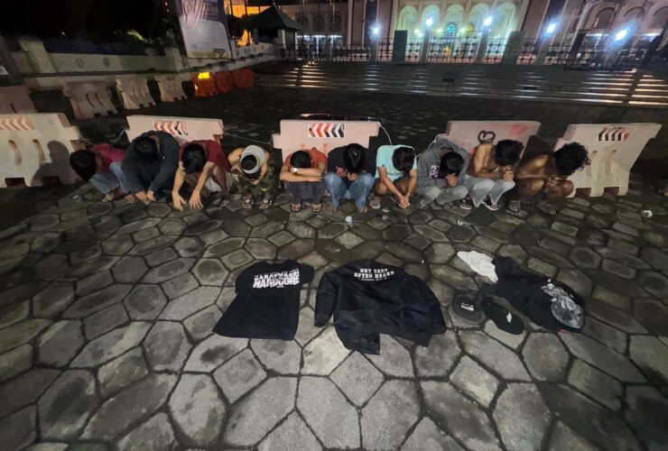 Patroli Perintis Presisi Gagalkan Rencana Tawuran, 10 Remaja Diamankan di Surabaya