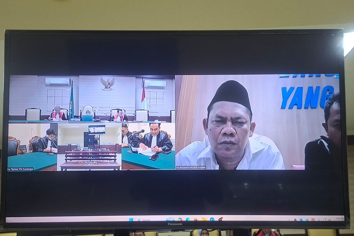 Anggota DPRD Ngawi Divonis 4 Tahun Bui dan Rp9,8 Miliar Uang Pengganti dalam Kasus Korupsi