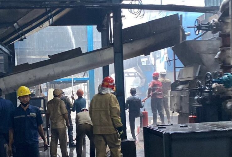 Kebocoran Strainer Picu Kebakaran dan Ledakan di Pabrik CPO BEST Gresik