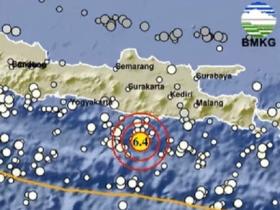 Gempa M 6,4 Pacitan Guncang Jateng, 17 Bangunan Rusak, Korban Jiwa Nihil