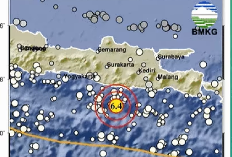 Gempa M 6,4 Pacitan Guncang Jateng, 17 Bangunan Rusak, Korban Jiwa Nihil