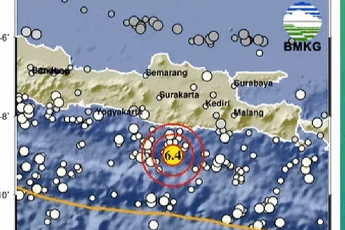 Gempa M 6,4 Pacitan Guncang Jateng, 17 Bangunan Rusak, Korban Jiwa Nihil